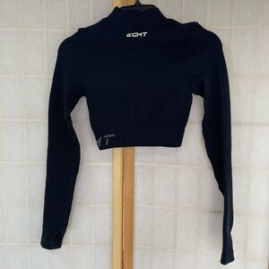 High Neck Activewear Crop Top